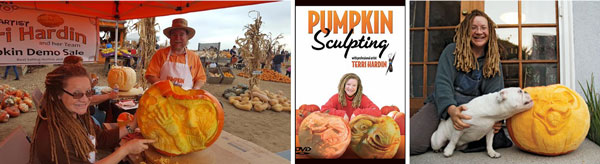 Terri-With-Pumpkin-Carving